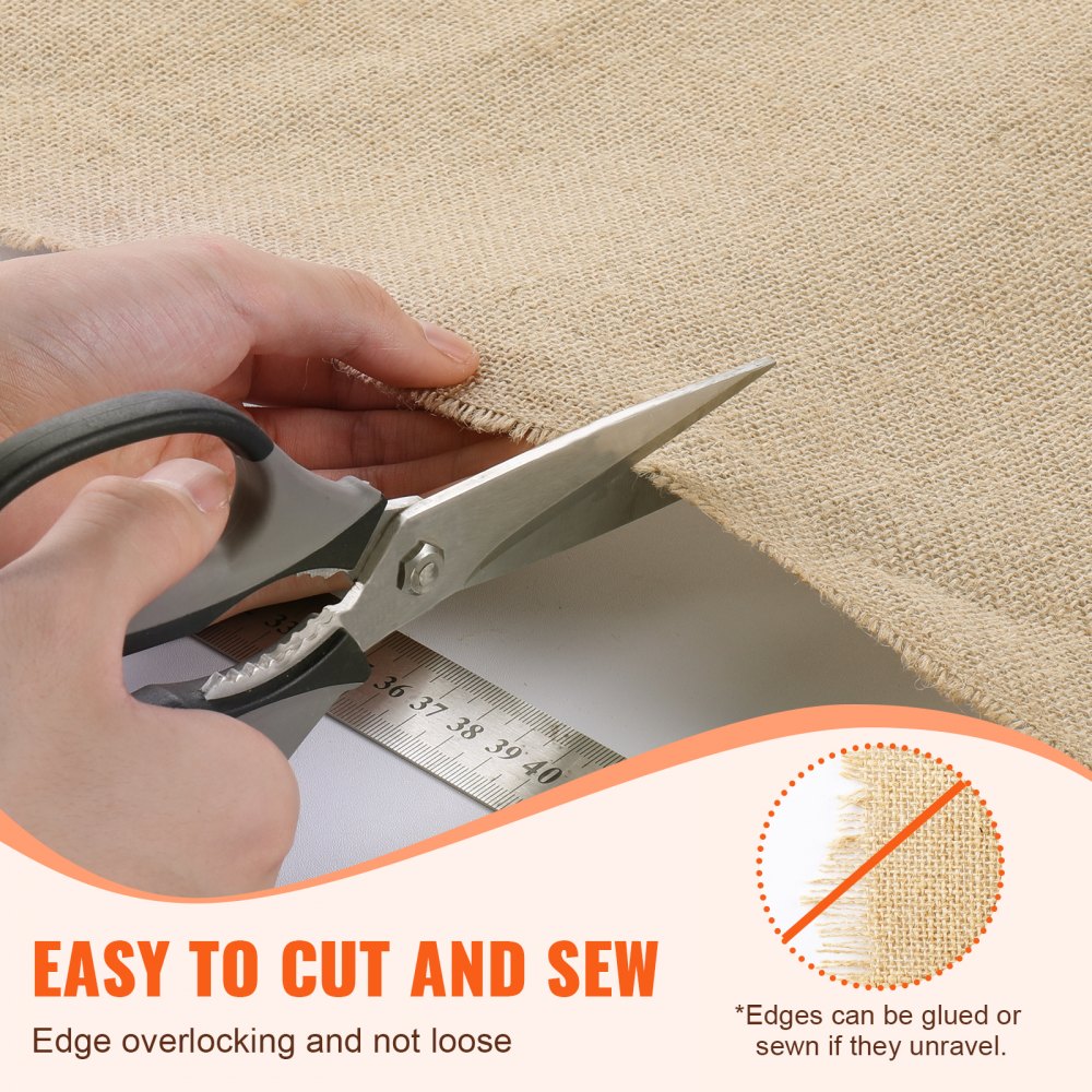 Burlap Fabric Roll Burlap Tree Wrap 1016 mm x 22.86 m for Crafts & Plants