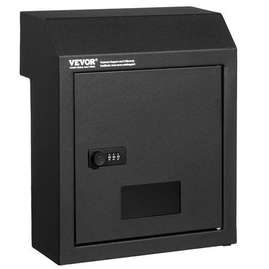 VEVOR Through The Door Key Drop Box, Heavy Duty Steel Through the Door Mailbox with