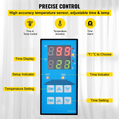 Cap Heat Press Machine, 9x14cm, Aluminum Sublimation, 350W, for Golf Caps