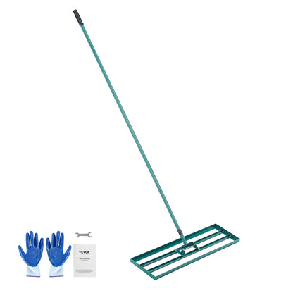 VEVOR Lawn Leveling Rake, 36"x10" Level Lawn Tool, Heavy-duty Lawn Leveler with