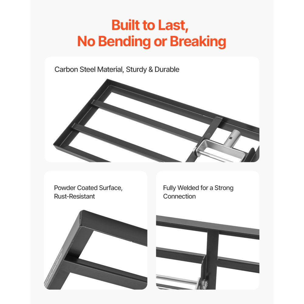 254 x 914 mm Lawn Leveling Rake 2130 mm Adjustable Handle for Yard Golf Court