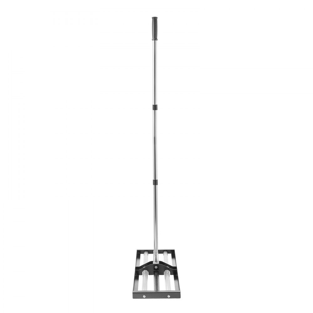 254 x 762 mm Lawn Leveling Rake with 2130 mm Adjustable Handle for Yard Garden