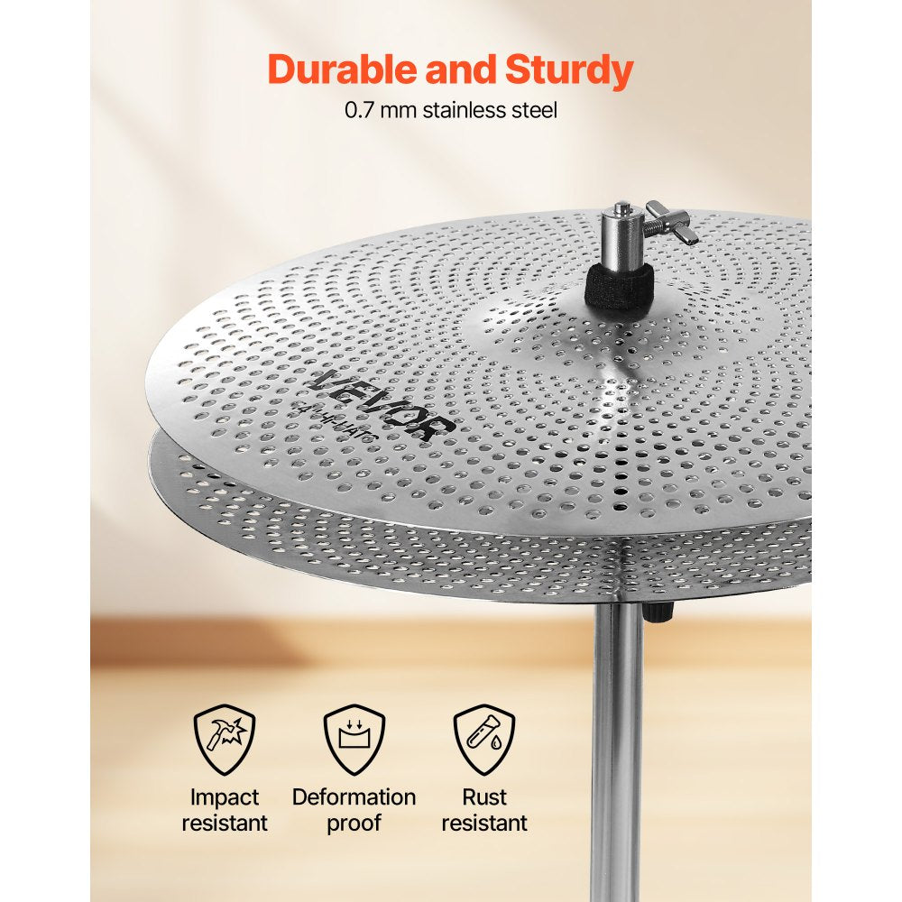 Low Volume Cymbal Pack 4 Pieces 35 40 45.5 50.5 cm Alloy Cymbals for Drum
