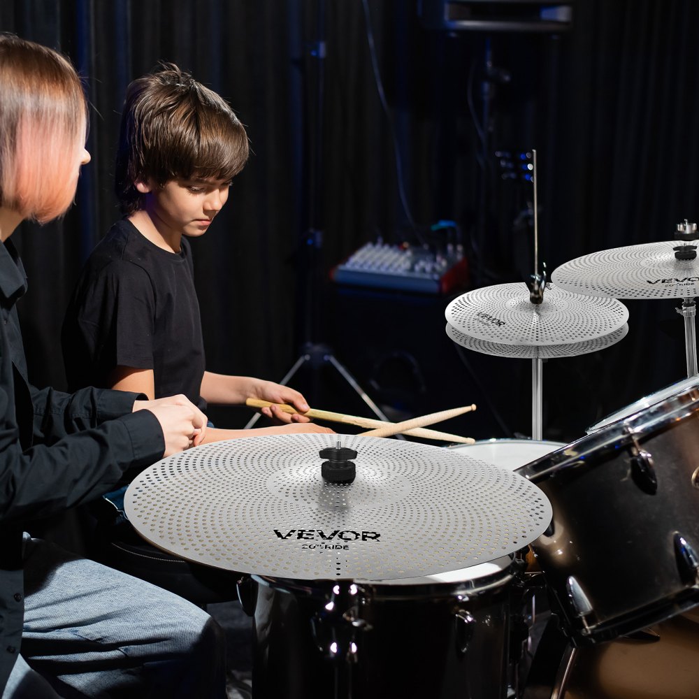 Low Volume Cymbal Pack 4 Pieces 35 40 45.5 50.5 cm Alloy Cymbals for Drum