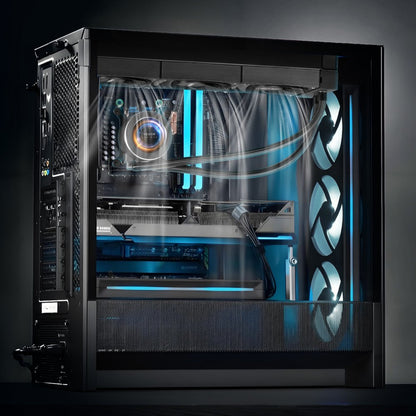VEVOR CPU Liquid Cooler AIO CPU Water Cooler with 3 PWN Fans(120 mm) Intel AMD