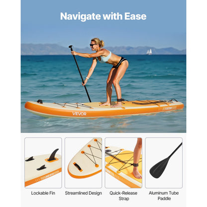 VEVOR Inflatable Stand Up Paddle Board 3.53m Sup Surfboard with Paddle Accessory