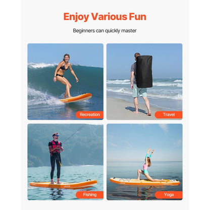 VEVOR Inflatable Stand Up Paddle Board 3.53m Sup Surfboard with Paddle Accessory