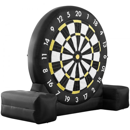 VEVOR Inflatable Soccer Dart Board over 2.5 m High with 9 Kick Balls & Air Pump