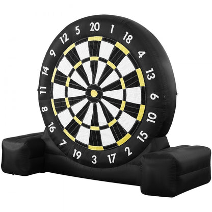 VEVOR Inflatable Soccer Dart Board over 2.5 m High with 9 Kick Balls & Air Pump