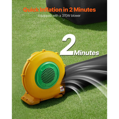 VEVOR Inflatable Soccer Dart Board over 3 m High with 9 Kick Balls & Air Pump