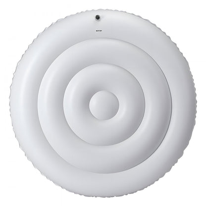 VEVOR Inflatable Hot Tub Cover 137cm Round Lid Weatherproof and Waterproof White
