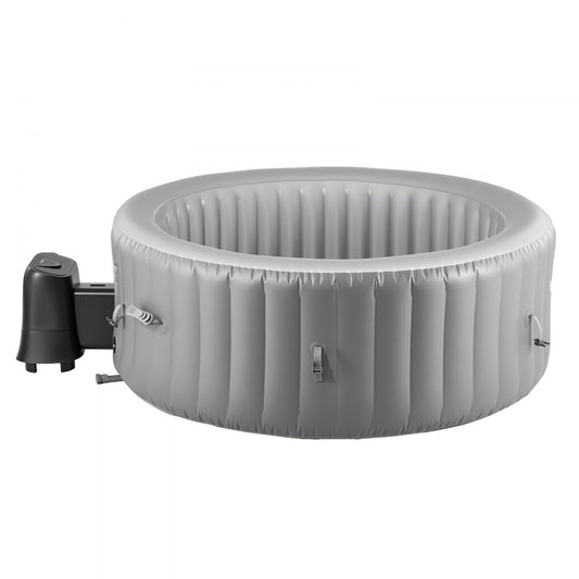 VEVOR Inflatable Hot Tub 2 to 4 Person 1800 x 660 mm Round Portable Outdoor Spa