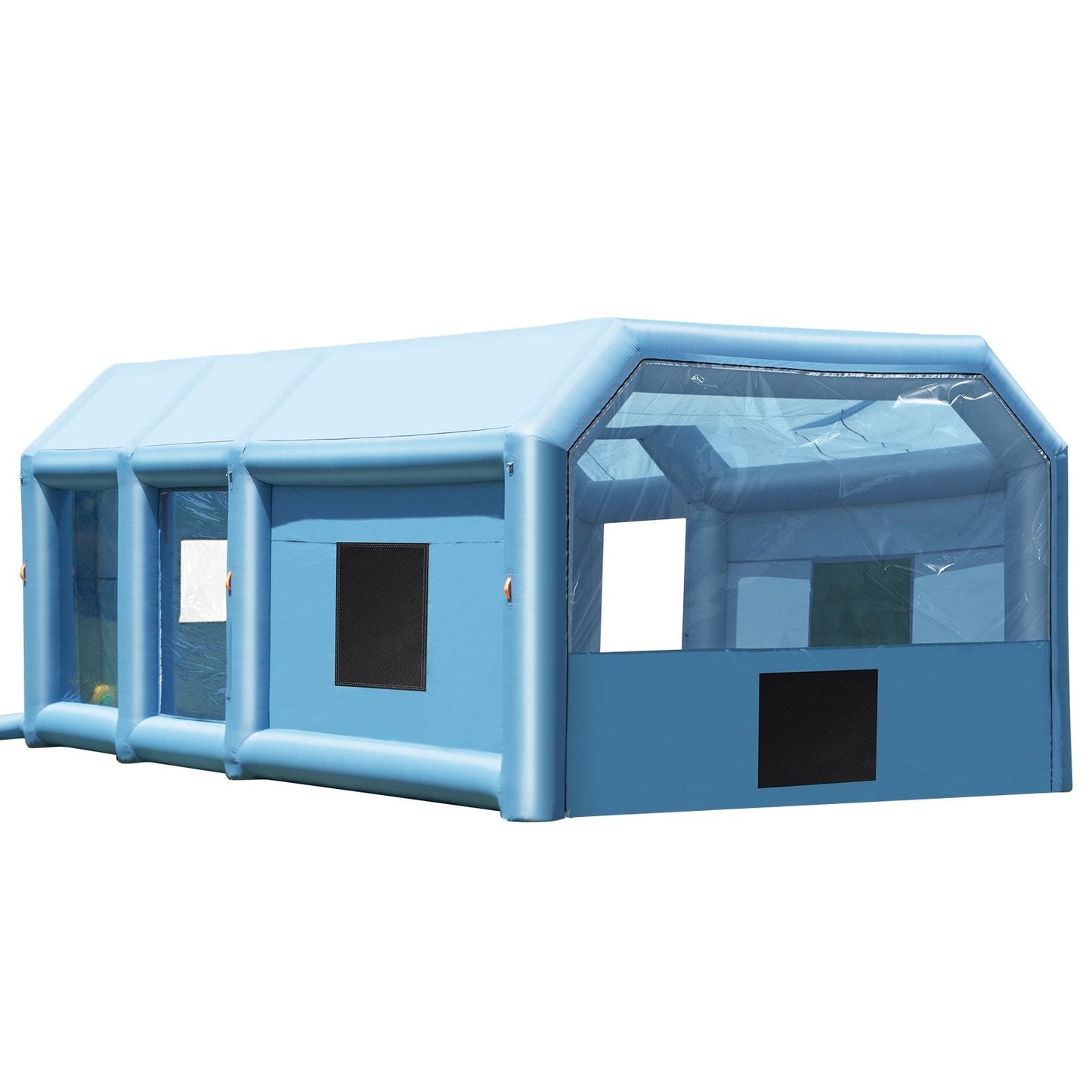 Inflatable Paint Booth 10x6.4x4.5m with Efficient Filtration and Portable Storage