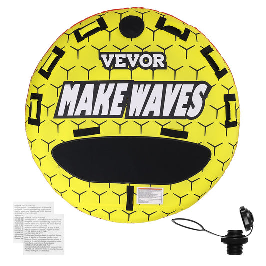 VEVOR Towable Tube for Boating, 1-3 Riders Inflatable Boat Tubes and Towables, 510