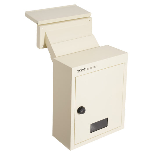 VEVOR Through The Wall Drop Box, Heavy Duty Steel Through the Wall Mailbox with
