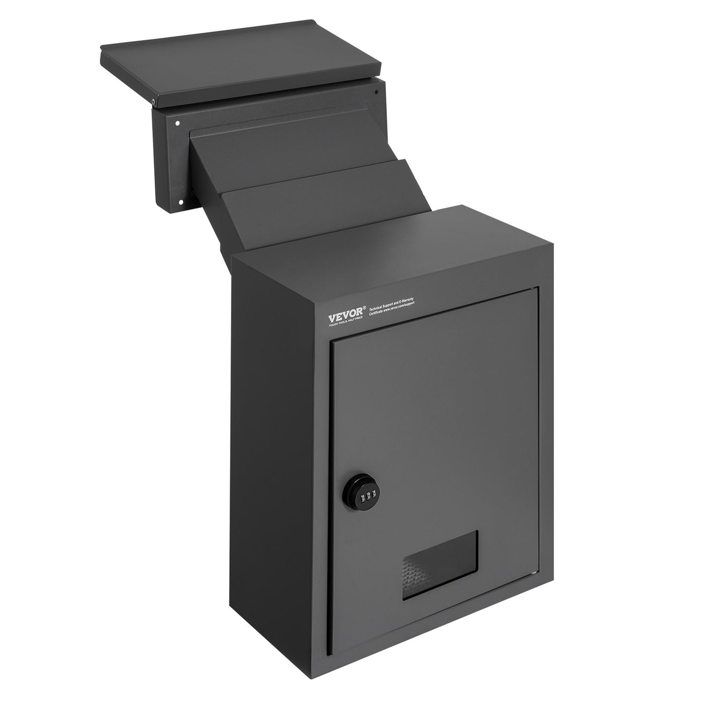 VEVOR Through The Wall Drop Box, Heavy Duty Steel Through the Wall Mailbox with