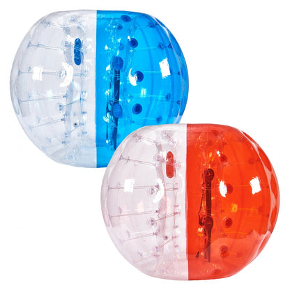 VEVOR Inflatable Bumper Balls 2-Pack, 5FT/1.5M Body Sumo Zorb Balls for Teen & Adult, 0.8mm Thick PVC Human Hamster Bubble Balls for Outdoor Team Gaming Play, Bumper Bopper Toys for Garden, Yard, Park