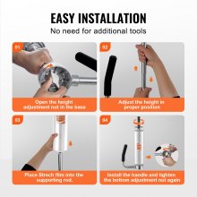 VEVOR Manual Shrink Stretch Wrap Dispenser Wrap Film Holder for 30-50 cm Film