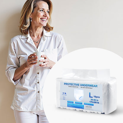 VEVOR Adult Incontinence Underwear Protective Underwear for Men & Women L Size