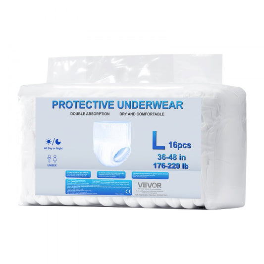 VEVOR Adult Incontinence Underwear Protective Underwear for Men & Women L Size