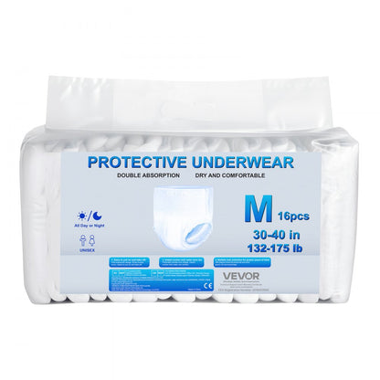 VEVOR Adult Incontinence Underwear Protective Underwear for Men & Women M Size