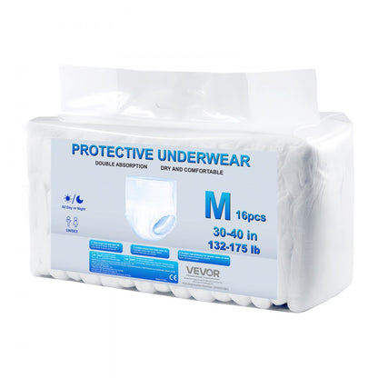 VEVOR Adult Incontinence Underwear Protective Underwear for Men & Women M Size
