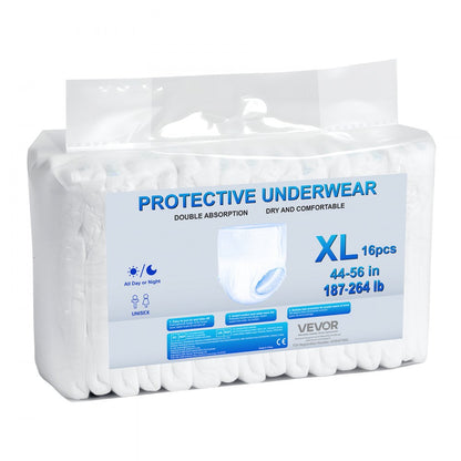 VEVOR Adult Incontinence Underwear Protective Underwear for Men & Women XL Size