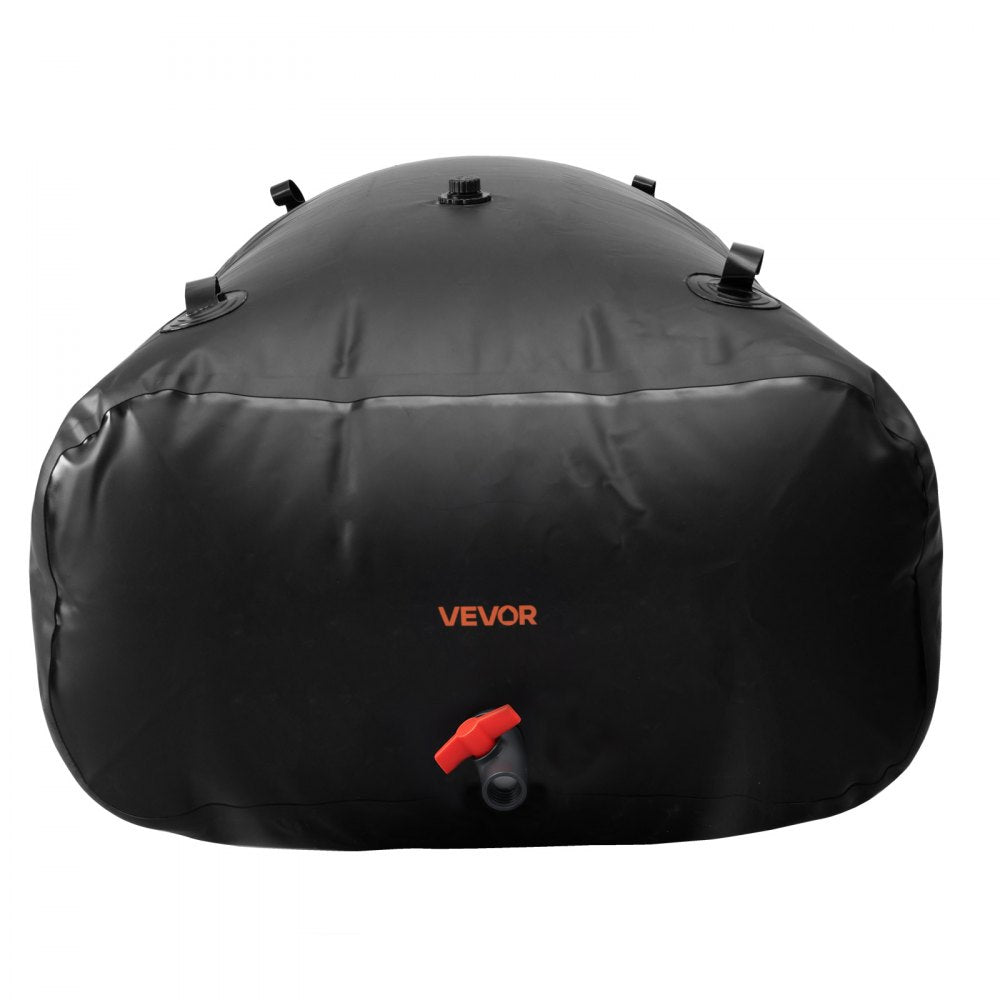 Water Storage Bladder 1000L PVC Collapsible Portable Water Tank Black