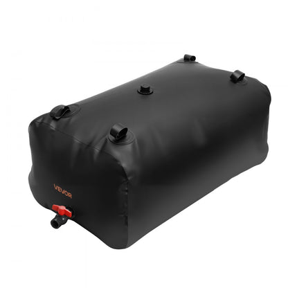Water Storage Bladder 240L PVC Collapsible Portable Water Tank Black