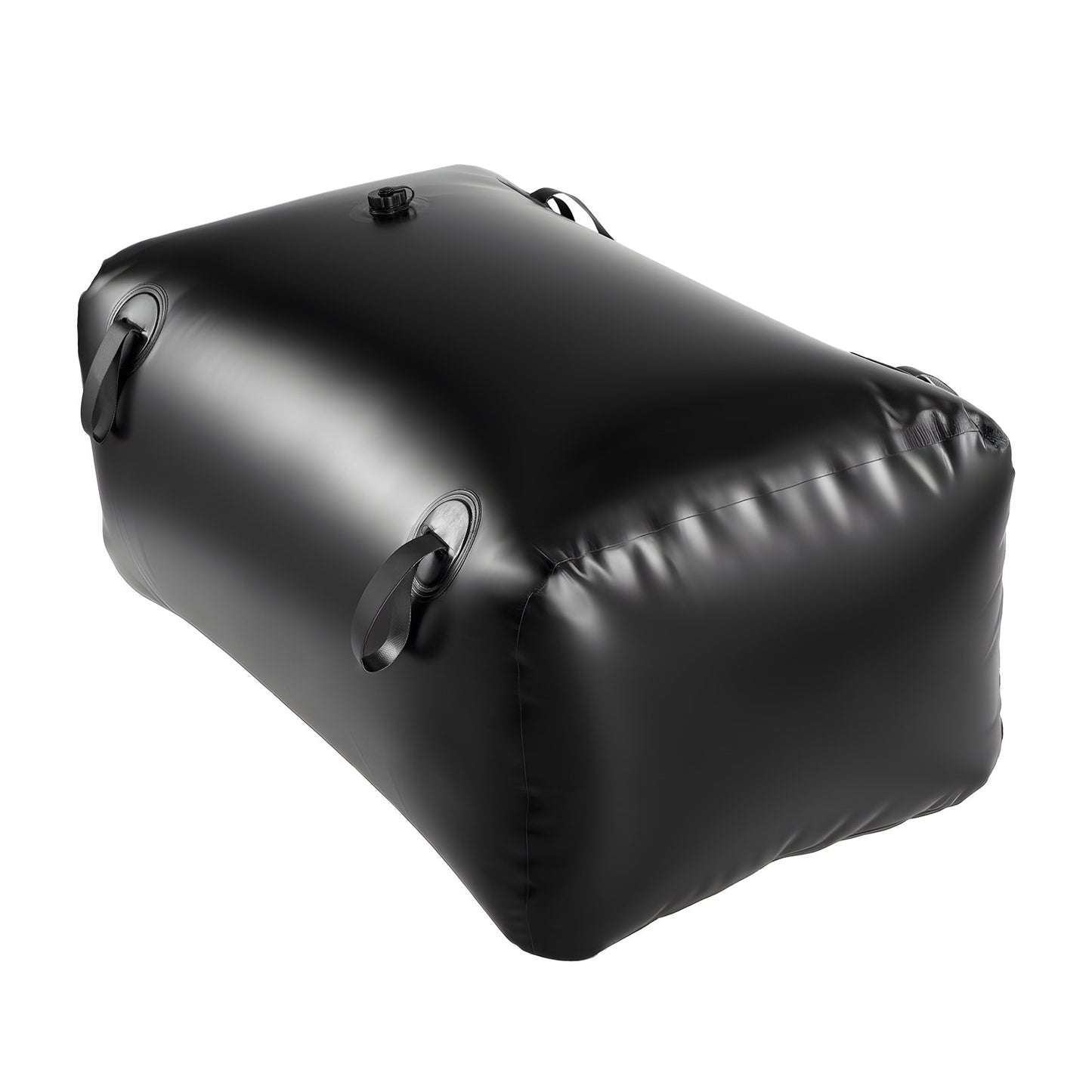 Water Storage Bladder, 240L Portable & Collapsible Water Storage Bag, Wear-Resistant 1000D PVC Soft Waters Bag, Leakproof Camping Tank Containers for Garden Irrigation RV Emergency Use, Black