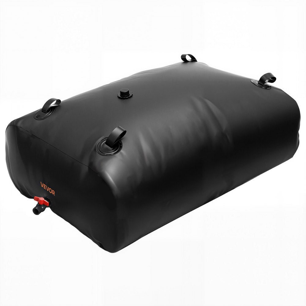 Water Storage Bladder 330L PVC Collapsible Portable Water Tank Black