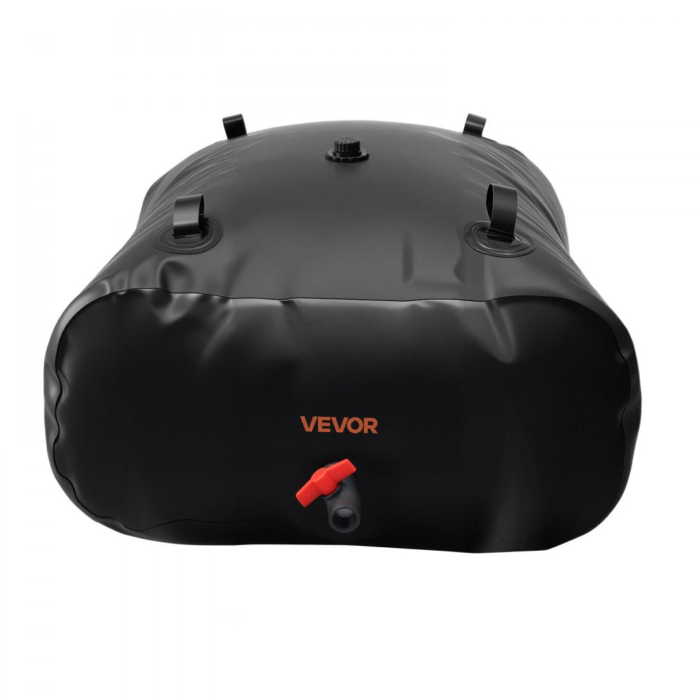 Water Storage Bladder 330L PVC Collapsible Portable Water Tank Black