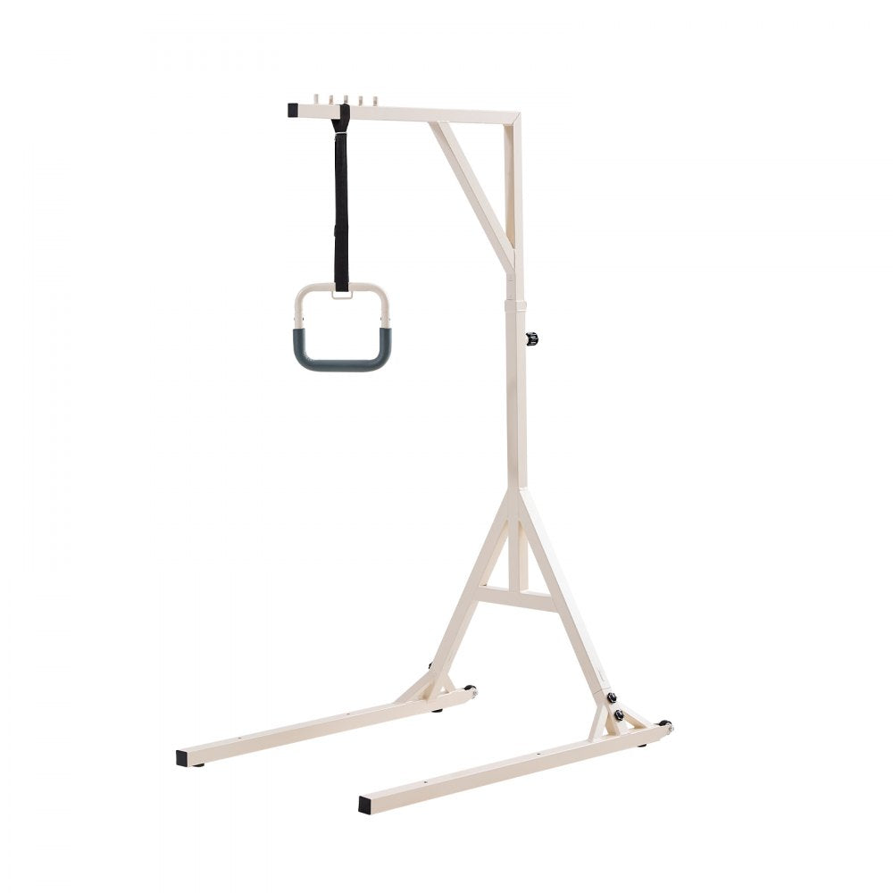 VEVOR Trapeze Bar for Bed Mobility 350LBS Capacity Bed Trapeze with 2 Wheels