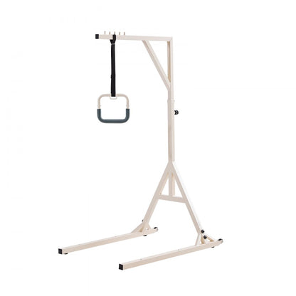 VEVOR Trapeze Bar for Bed Mobility 350LBS Capacity Bed Trapeze with 2 Wheels