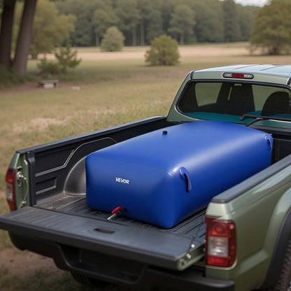 Water Storage Bladder 1000L Large Capacity Water Bag, Portable & Collapsible Soft Waters Container, Leakproof & Tear-Resistant PVC Emergency Waters Storage Tank for RV Truck & Outdoor Use
