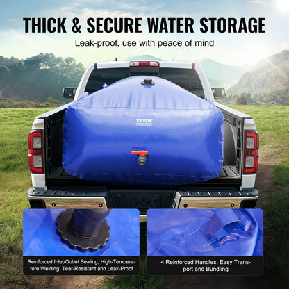 Collapsible 1000L PVC Water Storage Tank - Durable & Leak-Resistant Design