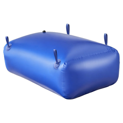 Water Storage Bladder, 330L Portable & Collapsible Water Storage Bag, Wear-Resistant 1000D PVC Soft Waters Bag, Leakproof Camping Tank Containers for Garden Irrigation RV Emergency Use, Blue