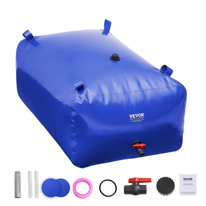 Collapsible 400L PVC Water Storage Bladder Tank, Durable & Leak-Proof Design