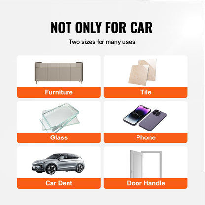 VEVOR 3PCS Car Body Dent Puller Suction Repair Pull Ding Remover Sucker Cup Tool