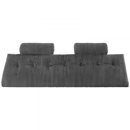 VEVOR Headboard Pillow King Wedge Headboard Pillow with 2 Pockets & Headrests
