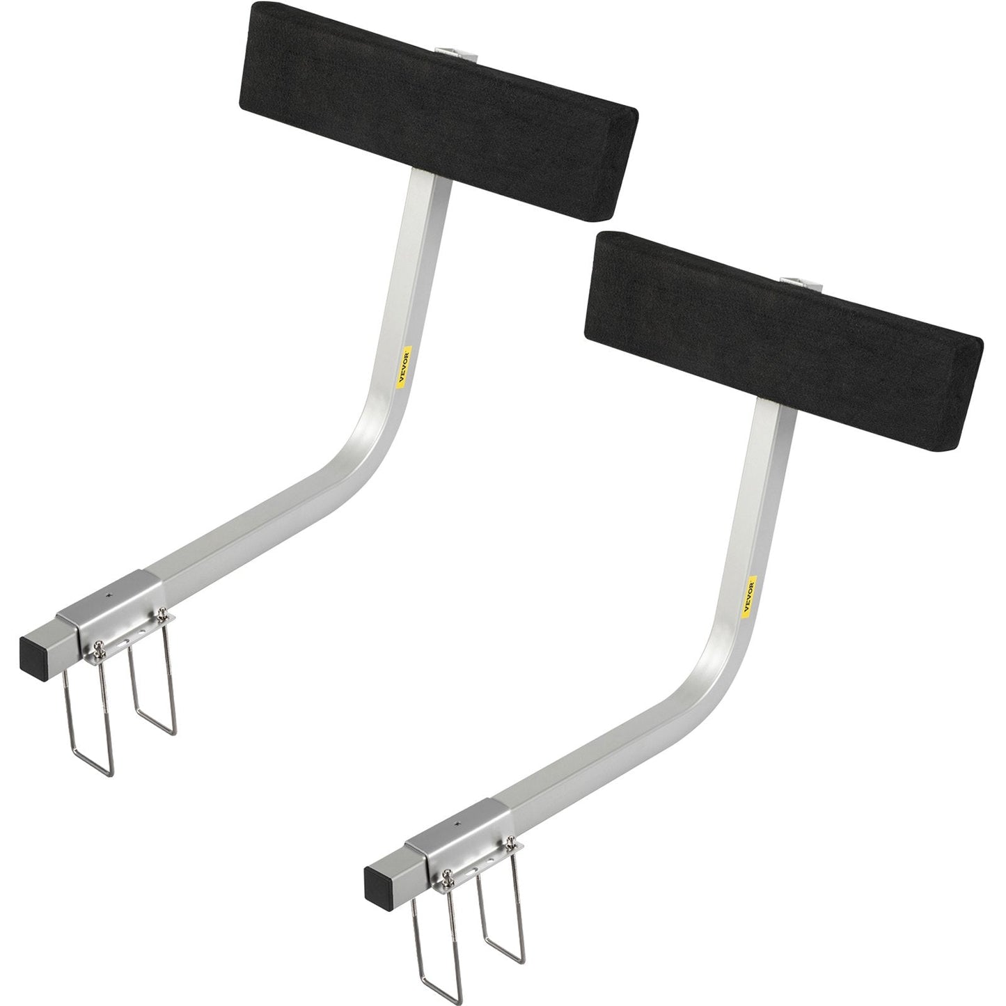 Steel Boat Trailer Guide-Ons with Carpet Padding, Adjustable & Easy Mount, 2 PCS