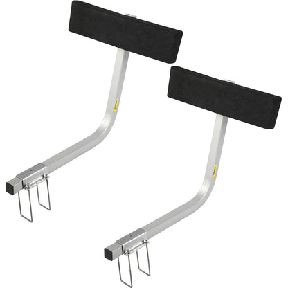 Steel Boat Trailer Guide-Ons with Carpet Padding, Adjustable & Easy Mount, 2 PCS