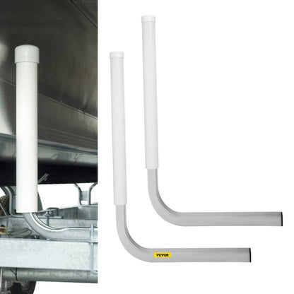 Steel Boat Trailer Guide-ons, 0.55m with PVC Covers, Adjustable and Easy Mount