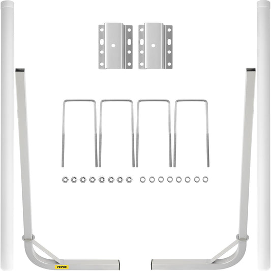 VEVOR Boat Trailer Guide-on, 60\", 2PCS Steel Trailer Post Guide ons, with White