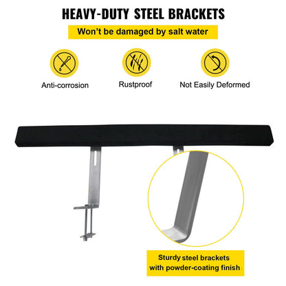 VEVOR Boat Trailer Guide-ons, 1219 mm, 2 PCS Rustproof Steel Trailer Guide ons,