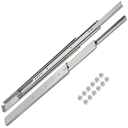 Heavy-Duty Soft Close Drawer Slides, 1 Pair, 225kg Load, 2m Extension