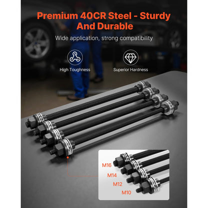 Pull and Press Sleeve Kit Bush Bearing Removal Insertion Tool Set 36 PCS