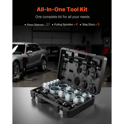 Pull and Press Sleeve Kit Bush Bearing Removal Insertion Tool Set 36 PCS