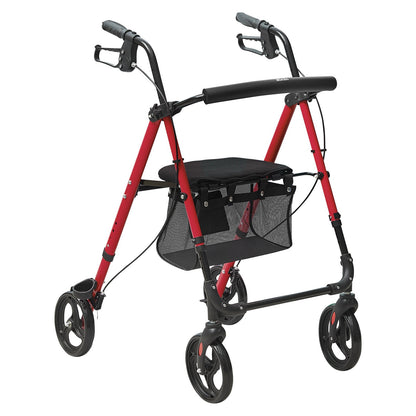 VEVOR Rollator Walker for Seniors and Adult, Lightweight Aluminum Foldable Rolling