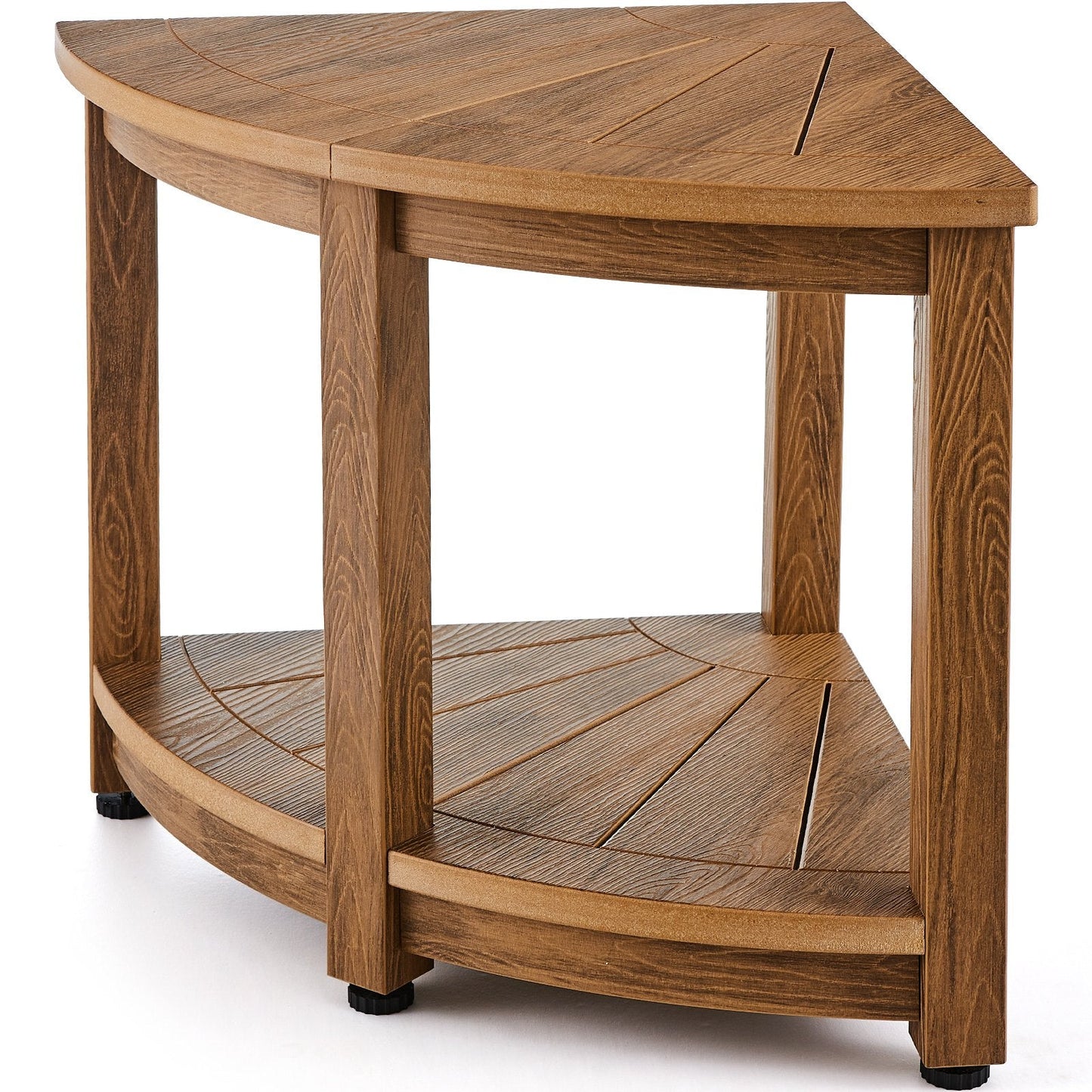 Corner Shower Bench with Storage Shelf, Water Resistant, 0.47m Height, 159kg Capacity